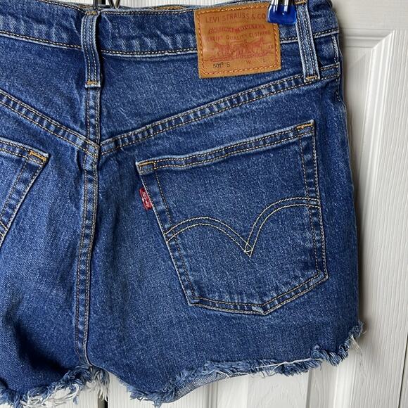 Levi’s 501 Shorts Blue 28 - Picture 7 of 9